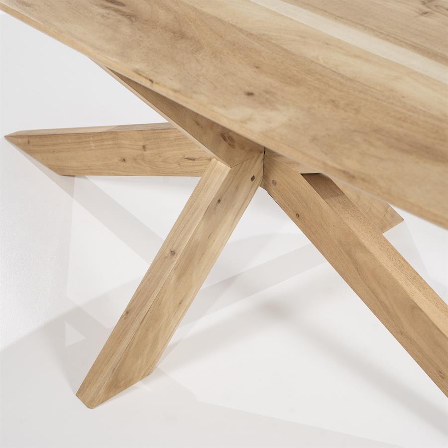 Eettafel Nikki 280x100 - naturel