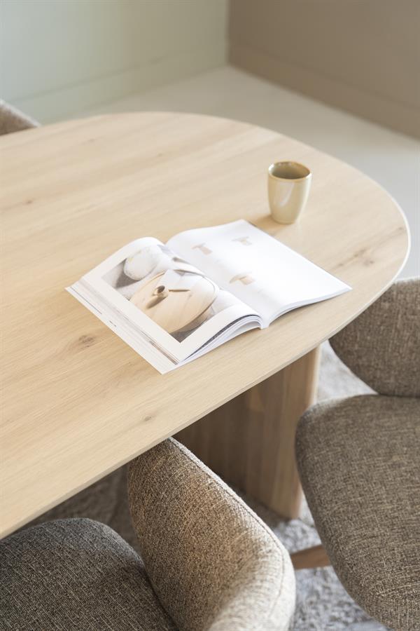 Eettafel Dex 250x100 cm - naturel
