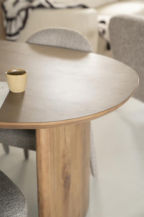 Eettafel Dex 180x90 cm - bruin