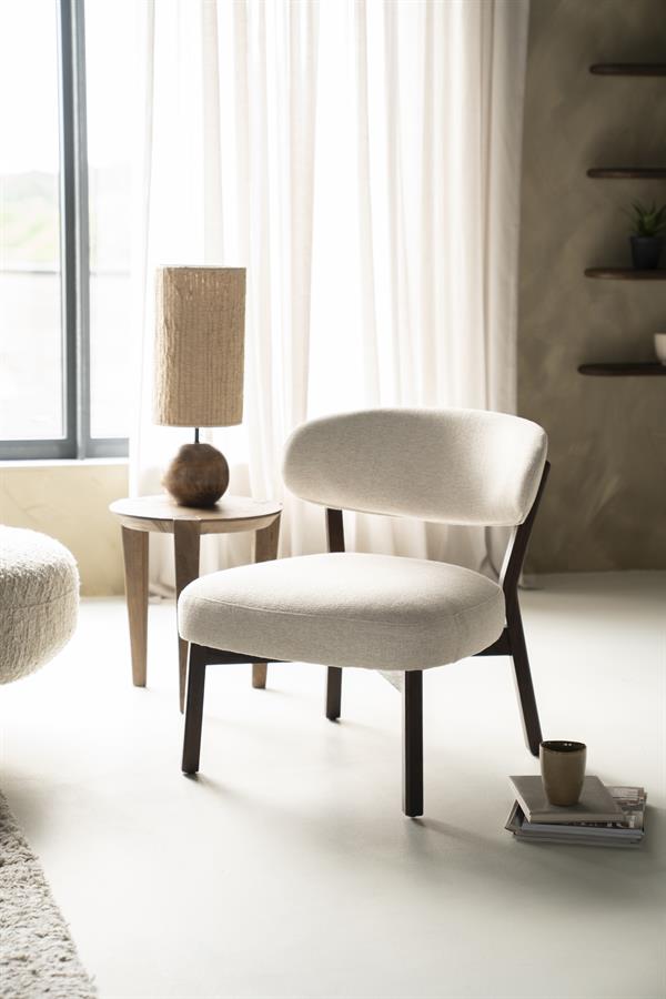 Fauteuil Mikky bruin - beige Moon