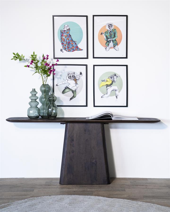 Sidetable Aron 180x40 – bruin