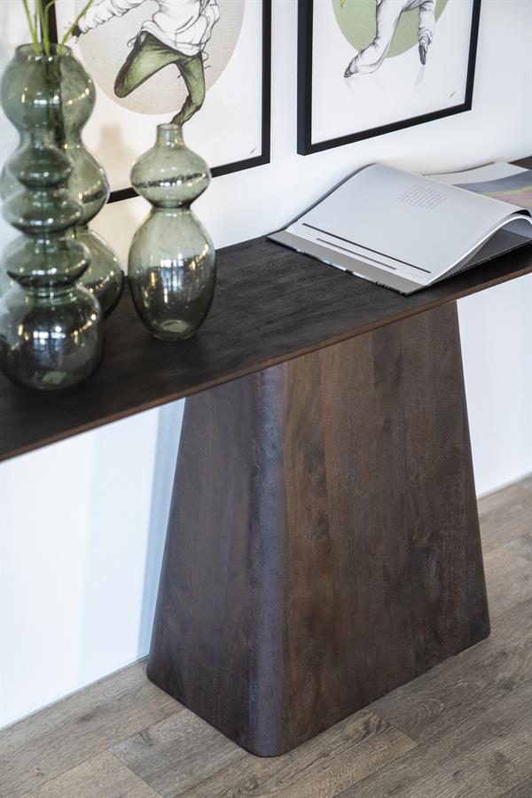 Sidetable Aron 180x40 – bruin