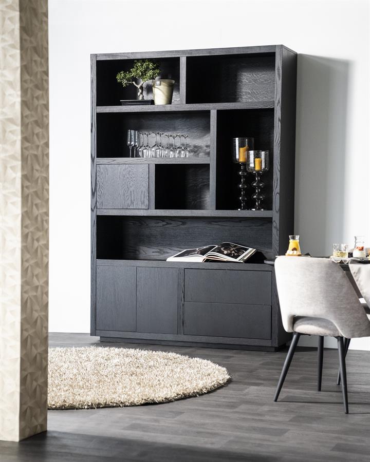 Kabinet Helsinki 150x220 cm - zwart