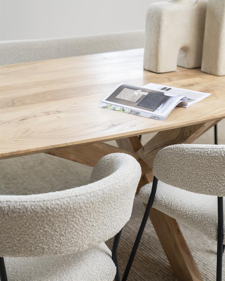 Eettafel Nikki 280x100 - naturel